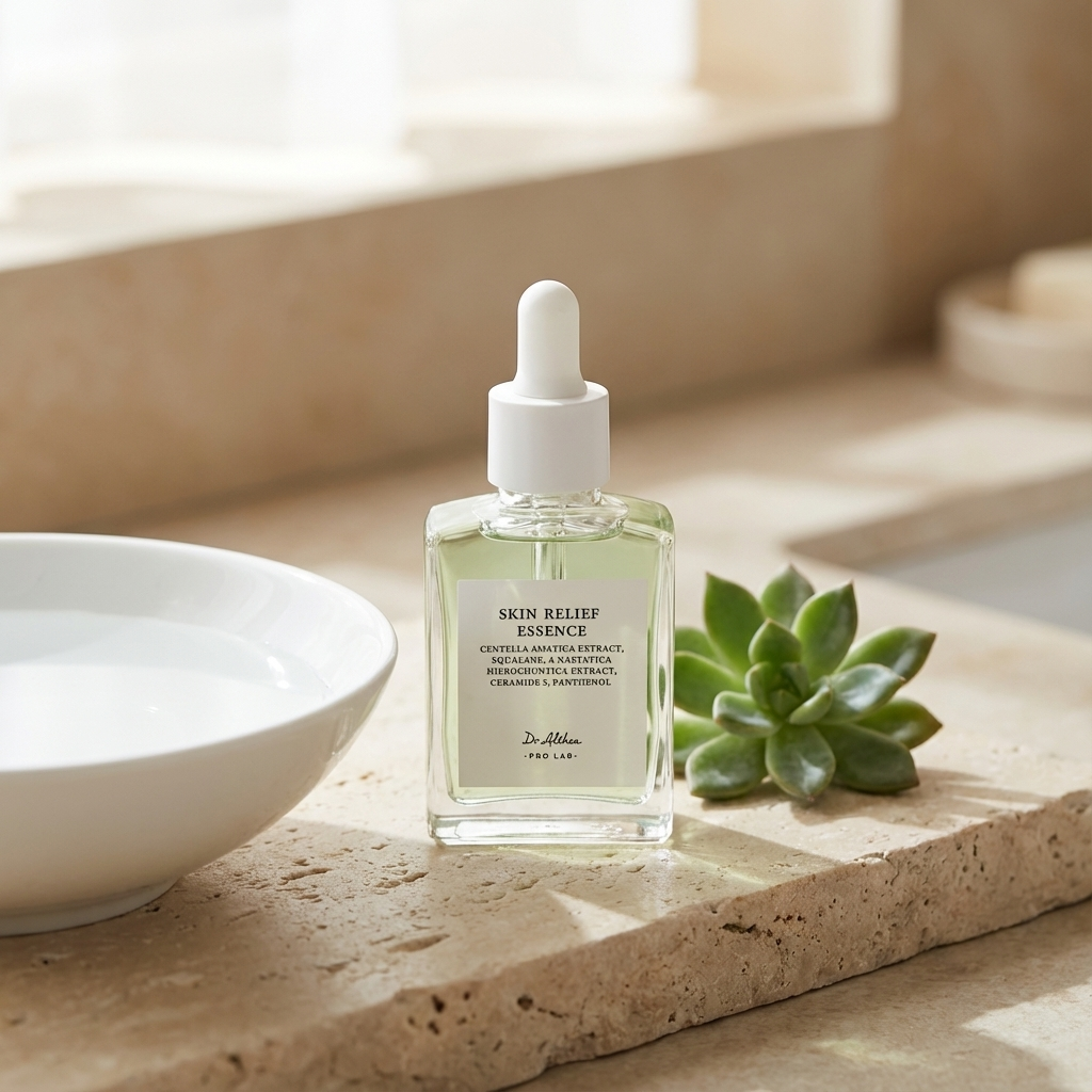 Coffret de Soins Coréens – Crème Réparatrice Intensive, Sérum Vitamine C, Crème Éclat 345, Essence Apaisante & Baume Nettoyant